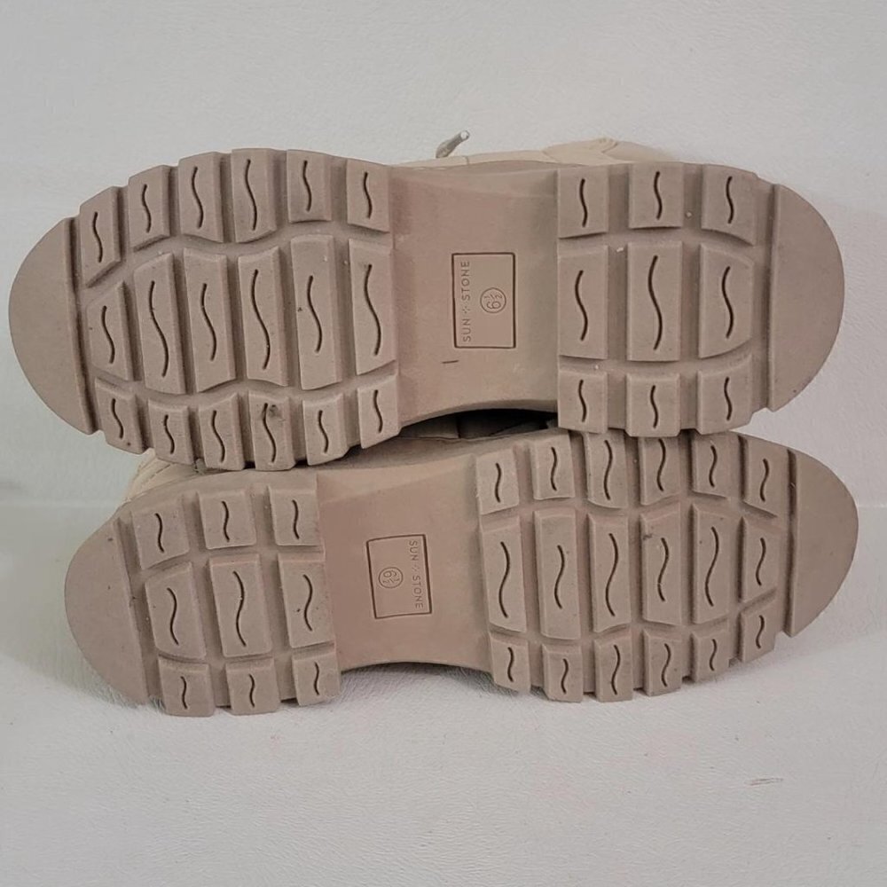 Sun + Stone Piperr Cream Quilted Cold-Weather Booties 6.5M - Picture 7 of 8